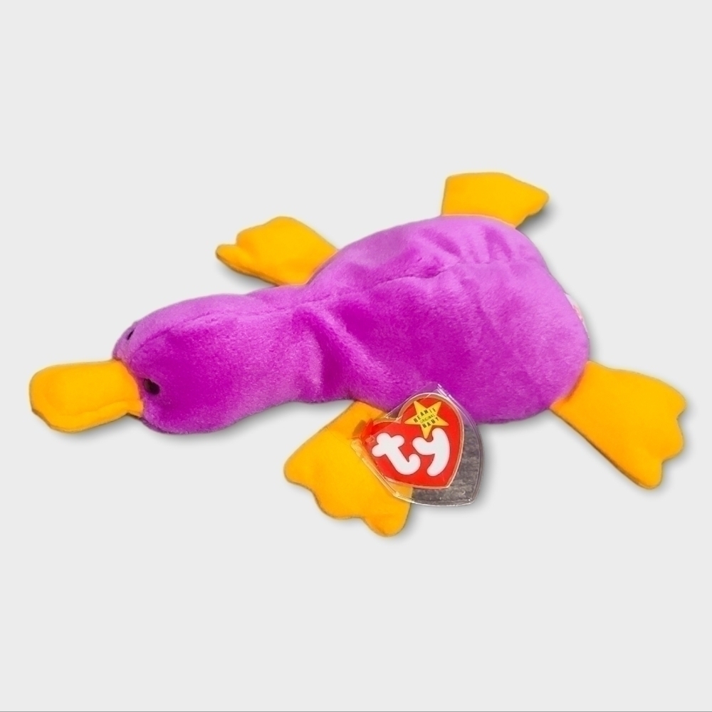 𝅺ty Original Rare, Retired Beanie Baby "Patti" The Platypus